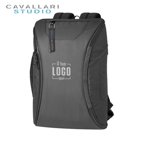 Zaino/ Cartella in Ecopelle Personalizzata Ideale da Utilizzare in Ufficio o da Viaggio - Cavallari