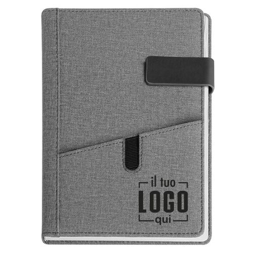 Agenda Giornaliera 17x24 con Magnete e Tasca | Personalizzata