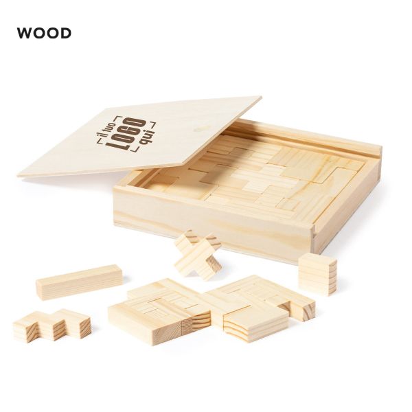 Gioco di Abilità in Legno con Scatola con Coperchio Personalizzato Perfetto come Idea Regalo