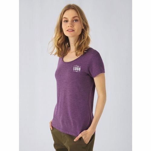 T-Shirt Manica Corta Donna Policotone Personalizzata - B&C Collection