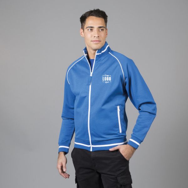 Felpa Sportiva Uomo in Poliestere con Trattamento Anti-Acqua Personalizzata-Oporto