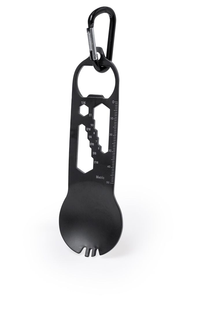 Portachiavi Multiutensile a 16 Funzionalità in Acciaio Personalizzato Ideale come Gadget per Settore Edilizia, Costruzioni-OLEXA