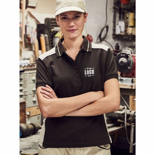 Polo Maniche Corte Donna da Lavoro Cotone/Poliestere Personalizzata - James & Nicholson