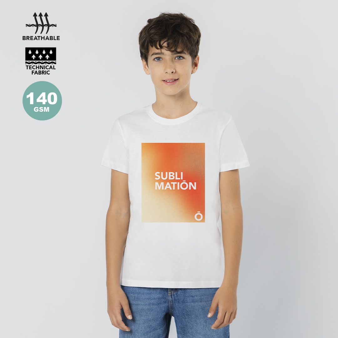 Maglietta Bambini Poliestere 140g Sublimazione e Traspirante| Personalizzata
