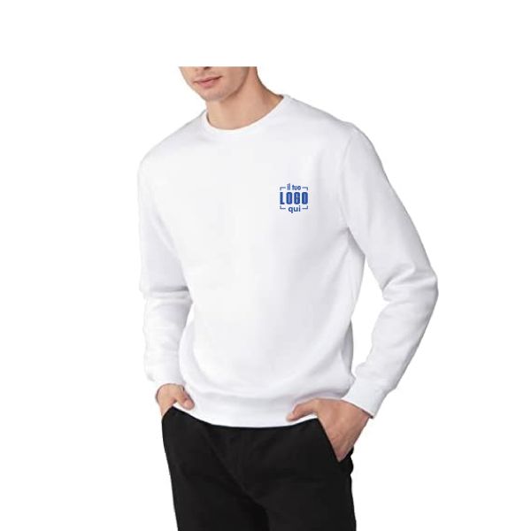 Felpa Uomo Girocollo in Misto Cotone e Poliestere con Manica e Polsi Elasticizzati Personalizzata Ideale come Articolo Promozionale- PAYPER-NEW ORLEANS