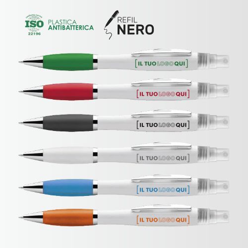 Penna Antibatterica con Contenitore Liquidi | Personalizzata - JUKE SPRAY