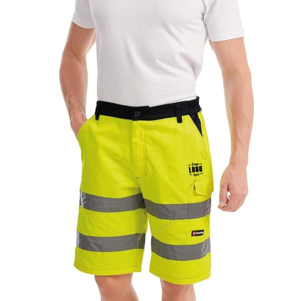 Bermuda ad Alta Visibilità con Chiusura a Zip e Tasche Funzionali Personalizzate Ideali da lavoro-CRAFT-PAYPER