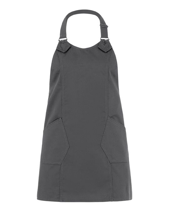 Grembiule in Poli-Cotone con Impunture a Contrasto Regolabile con Due Fibbie Personalizzato Ideale come Articolo da Ristorazione