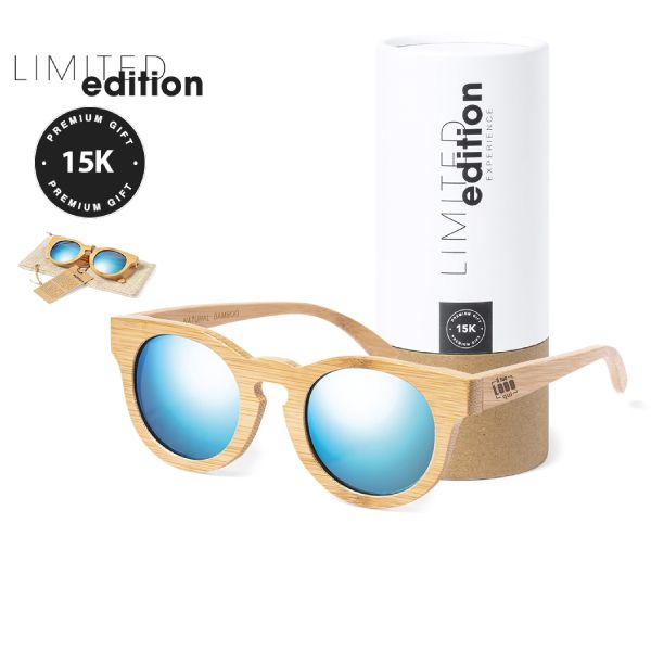 Occhiali da Sole Protettivi Effetto Specchio in Bambù Limited Edition Personalizzati-THEZIN