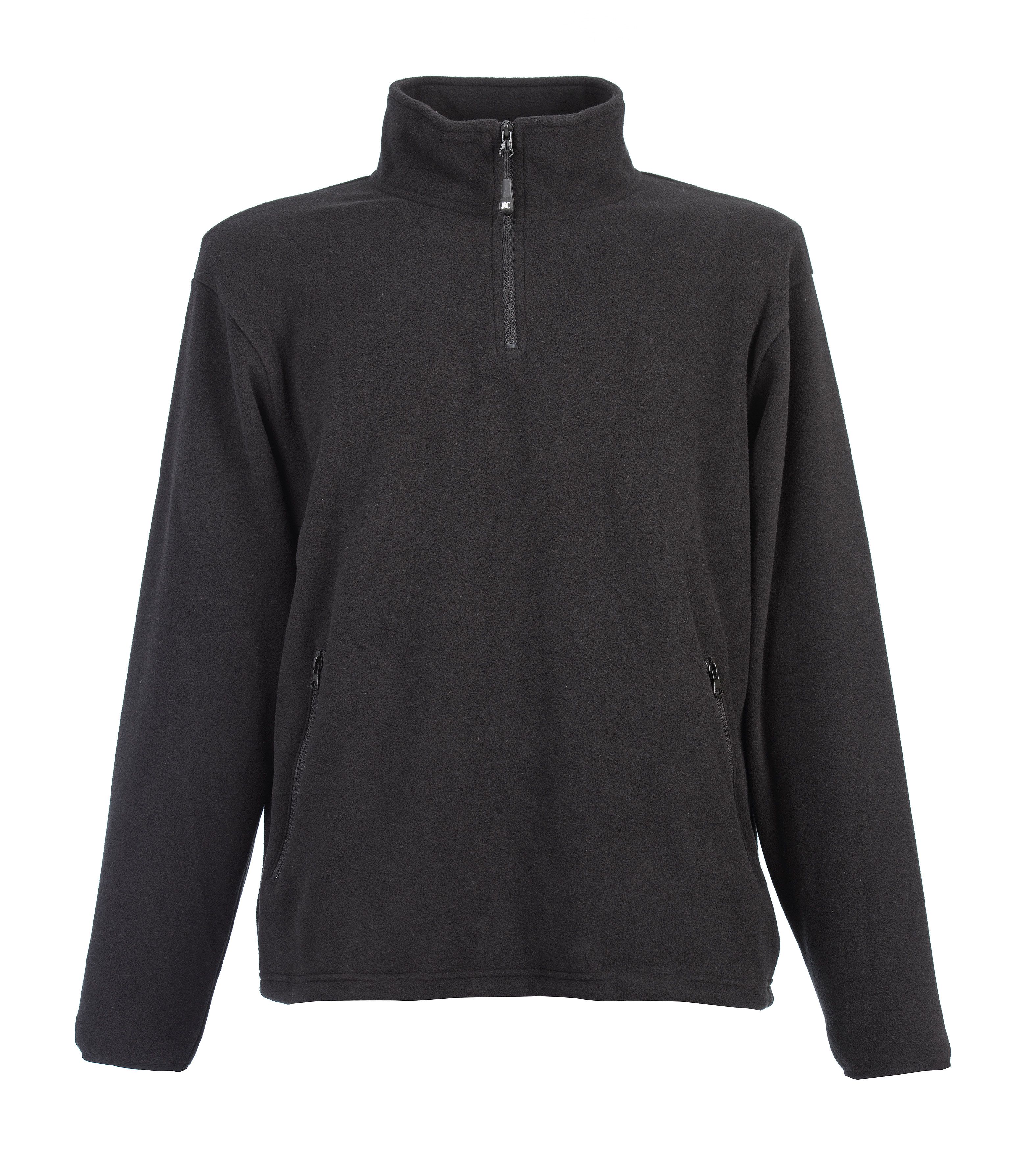 Pile Uomo a Mezza Zip, Due Tasche con Zip ed Elastico ai Polsi Personalizzato Ideale come Capo da Lavoro-Reykjavik