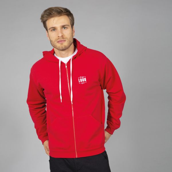 Felpa Uomo Made in Italy di Alta Qualitàin Cotone, Zip Lunga e Cappuccio Personalizzata Perfetta per il Tempo Libero-Felpa Lecce