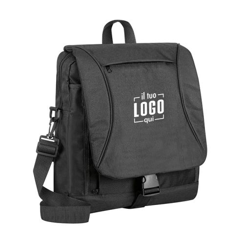 Zaino/Tracolla 2 in 1 in Poliestere con Vano Porta PC Personalizzato-BUSY