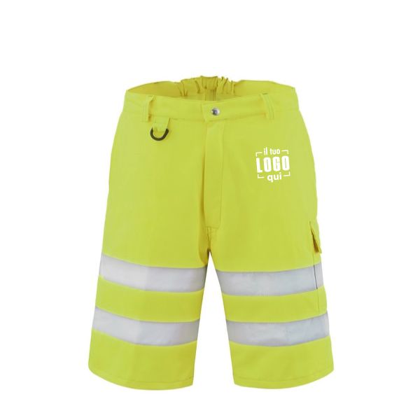 Bermuda Alta visibilità per Lavoratori in Ambienti con Scarsa Luce Personalizzata - Rossini