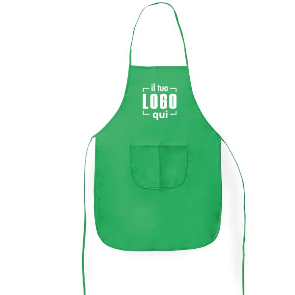 Grembiule in TNT Disponibile in Molti Colori con Tasca Frontale Personalizzato per Settore Food-VANUR