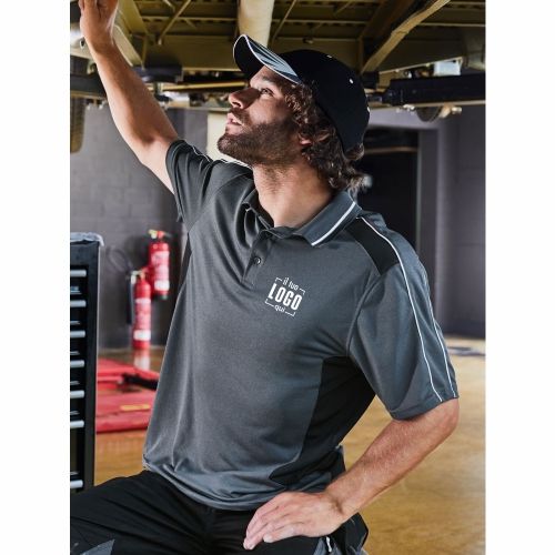 Polo Funzionale e Traspirante da Uomo Personalizzata Ideale per lo Sport