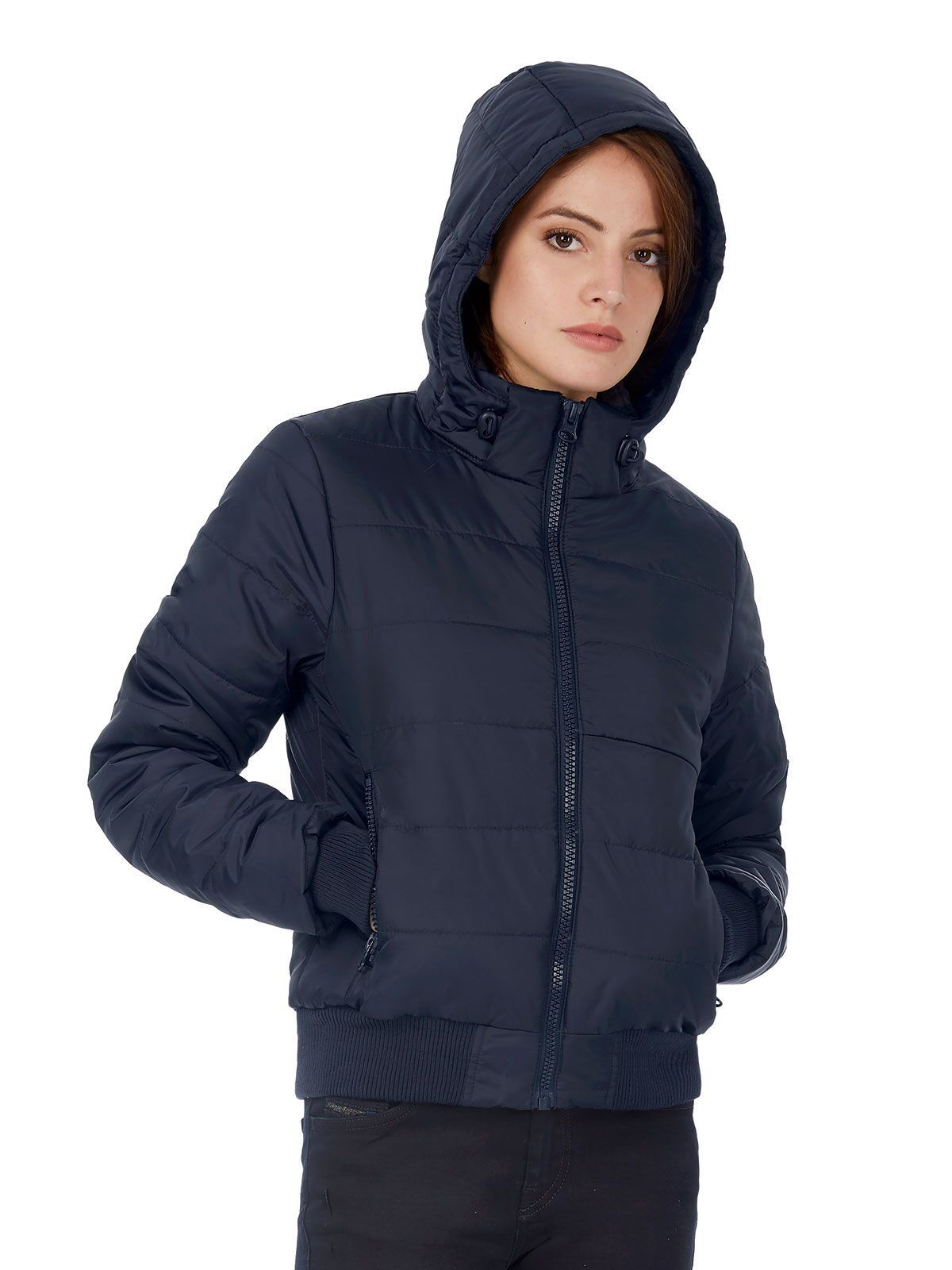 Piumino Donna Impermeabile, Antivento ed a Isolamento Termico, Cappuccio Imbottito Personalizzato-Superhood /Women