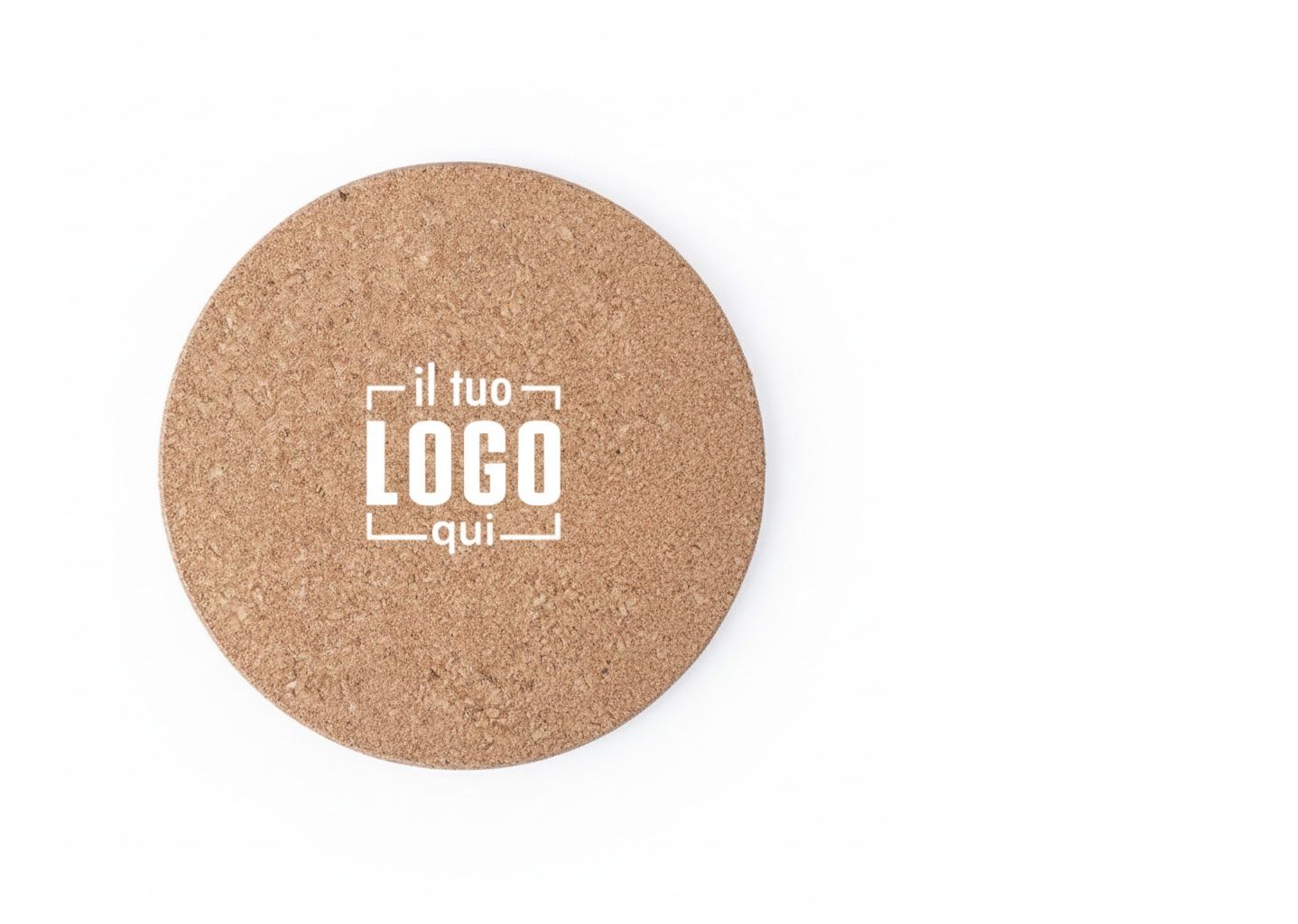 Sottobicchieri Sughero Naturale Diametro 10 Personalizzati Ideali come Articolo Promozionale per Settore Food-Brunex