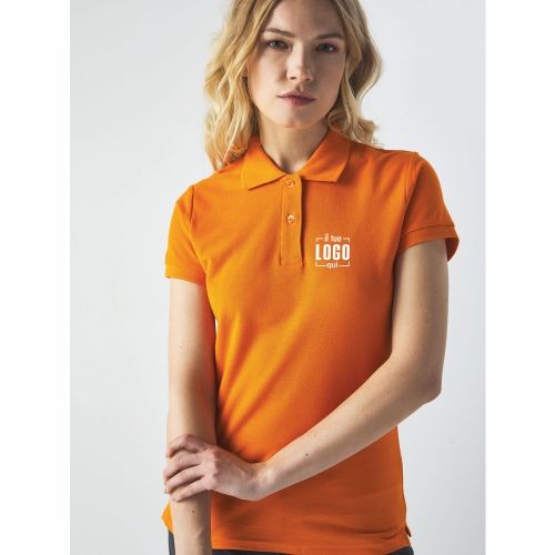 Polo Manica Corta Cotone Piquè Donna Personalizzata - BS Black Spider