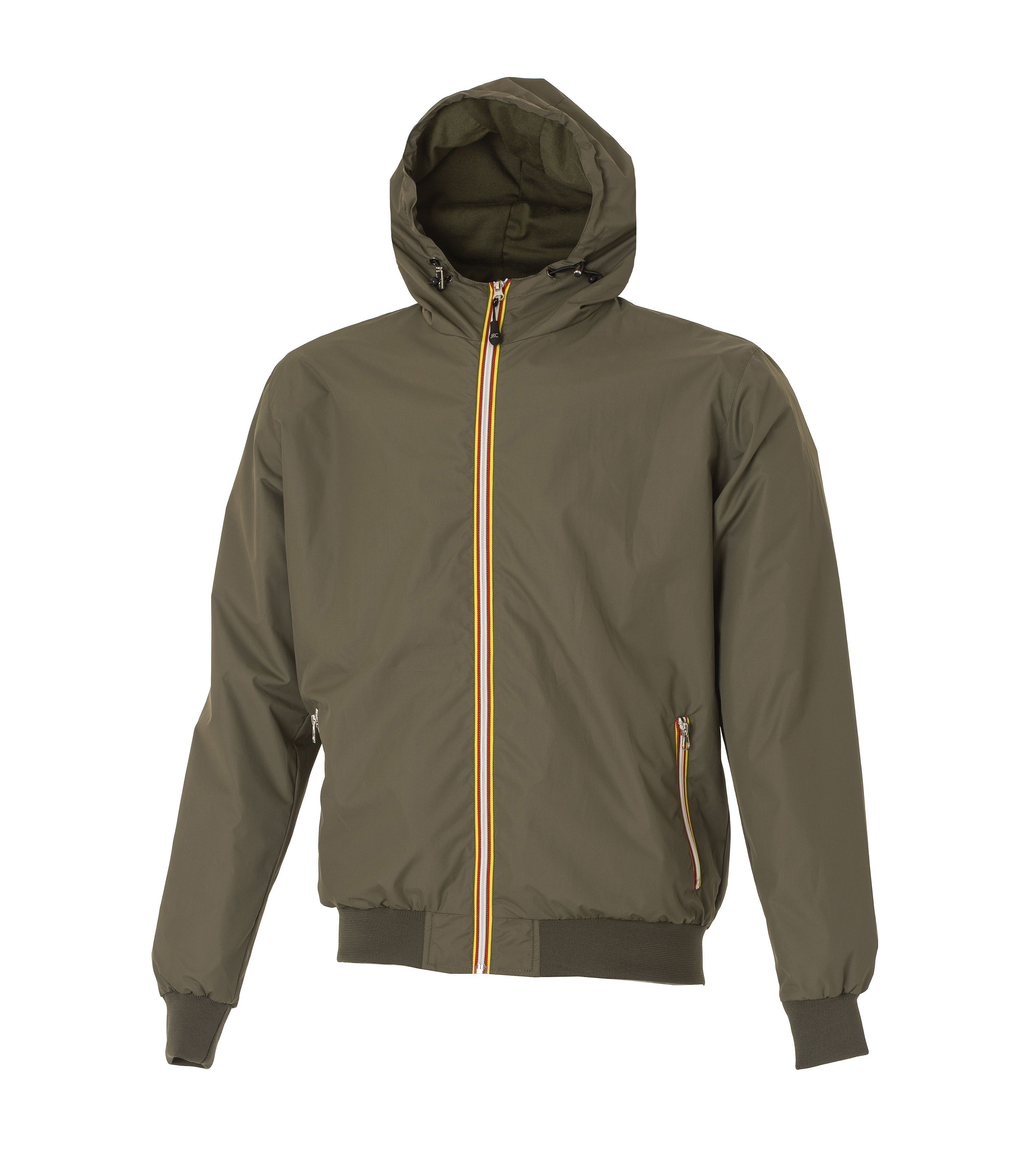 Giubbino Antivento Unisex Nylon Cerniera Tricolore Personalizzato - James Ross Collection