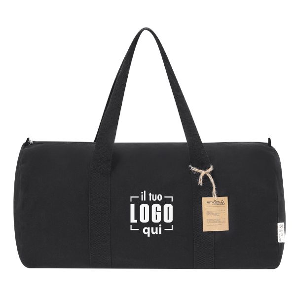 Borsa in Canvas 100% Cotone Riciclato Eco Style| Personalizzata