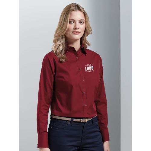 Camicia Poplin Long Sleeve Blouse