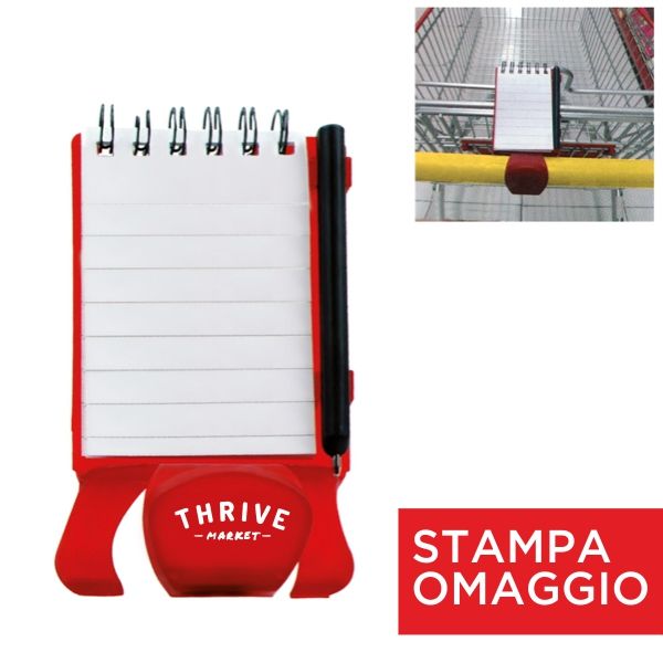 Block Notes per carrello spesa Personalizzato