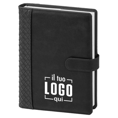 Agenda Giornaliera con Magnete | Dorso Intrecciato | Personalizzata