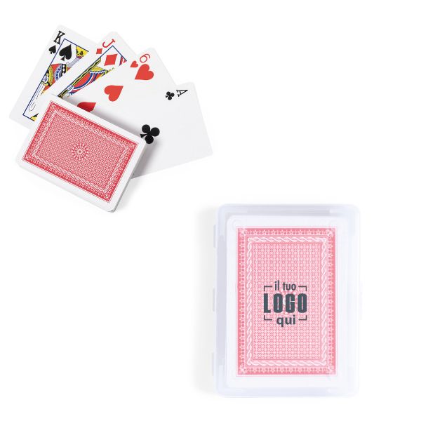 Carte da Gioco Francesi Laminate Personalizzate Ideale come Gadget Promozionale
