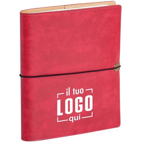 Agenda Giornaliera 400 Pagine con Elastico 15x21 | Personalizzabile