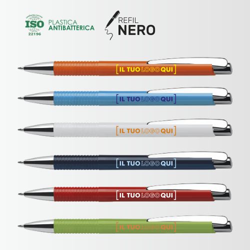 Penna a Sfera con Corpo Colorato e Stampa | Personalizzata