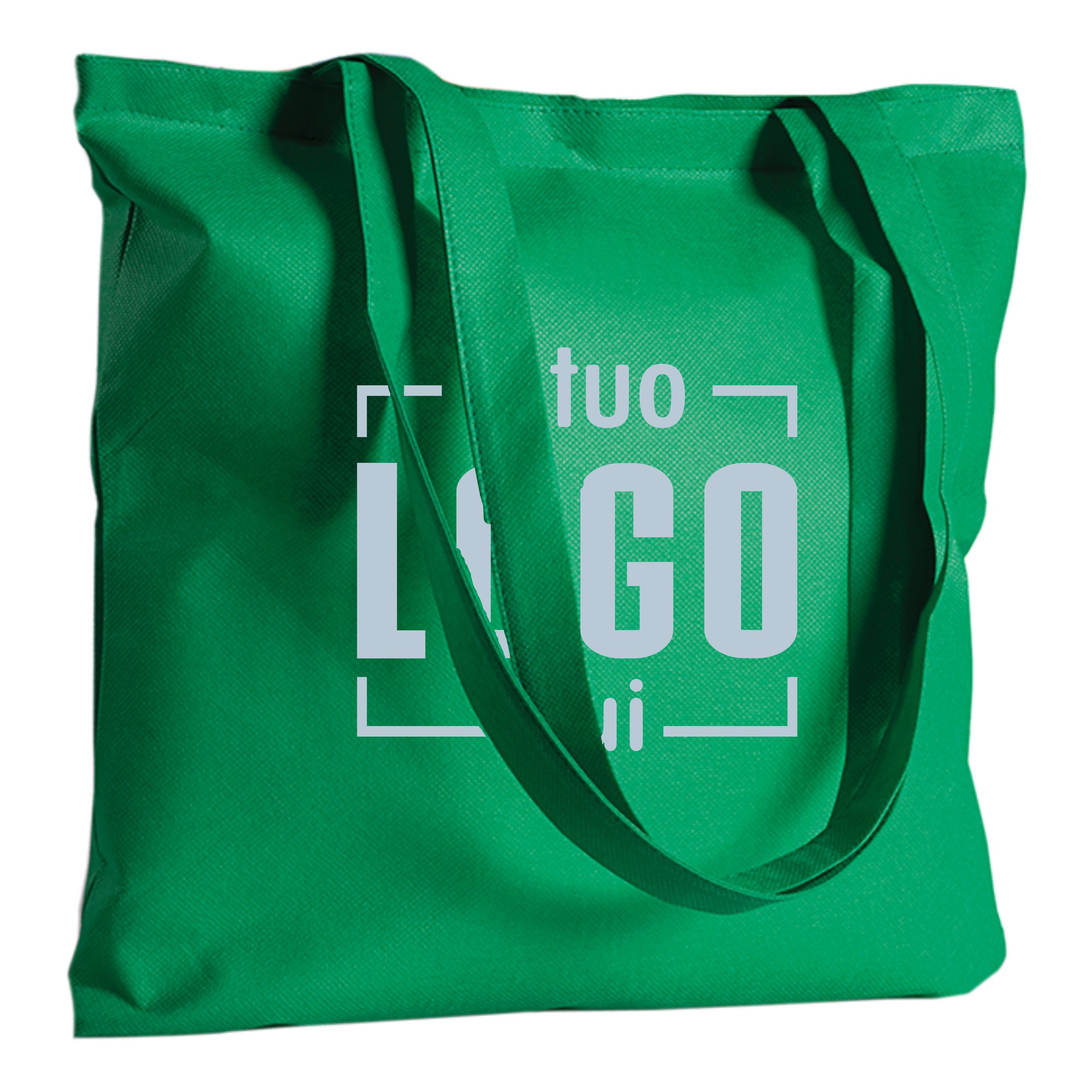 Shopping TNT Manici Lunghi 42x42 Personalizzata Ideale come Gadget Promozionale