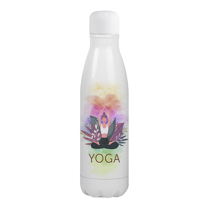 Borraccia 750ml Lucida con Tappo Inox | Personalizzabile