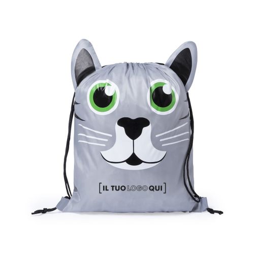 Sacca per Bambini in Poliestere a Forma di Animali Personalizzata Ideale come Omaggio per Eventi, Compleanni