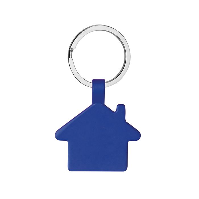 Portachiavi in Metallo a Forma di Casa Personalizzato Ideale come Gadget per Agenzie Immobiliari
