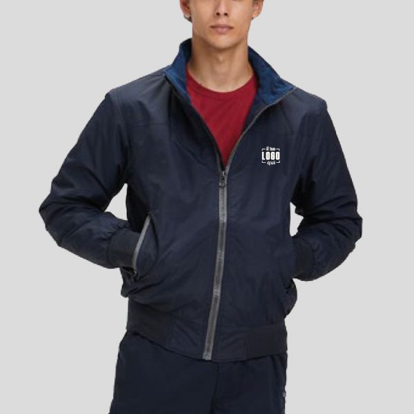 Giubbino Uomo Full Zip in Nylon Impermeabile e Anti Vento con Imbottitura Micropile Personalizzato Perfetto come Capo Tempo Libero-NORTH 2.0-PAYPER