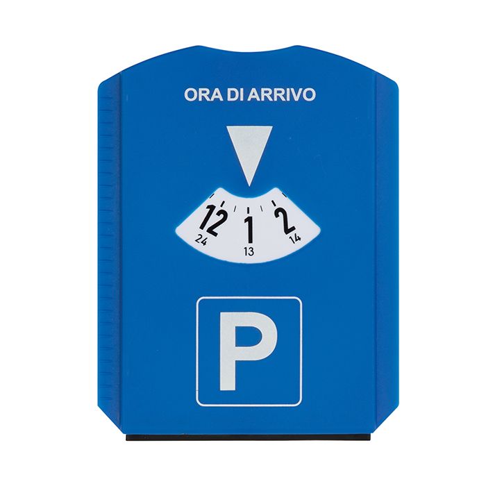 Disco Orario Multifunzione in Plastica Personalizzato Ideale come Gadget per Autosaloni