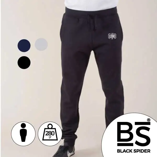 Pantaloni Felpati da Uomo in Cotone e Poliestere con Due Tasche Personalizzati Ideali per Fitness e
