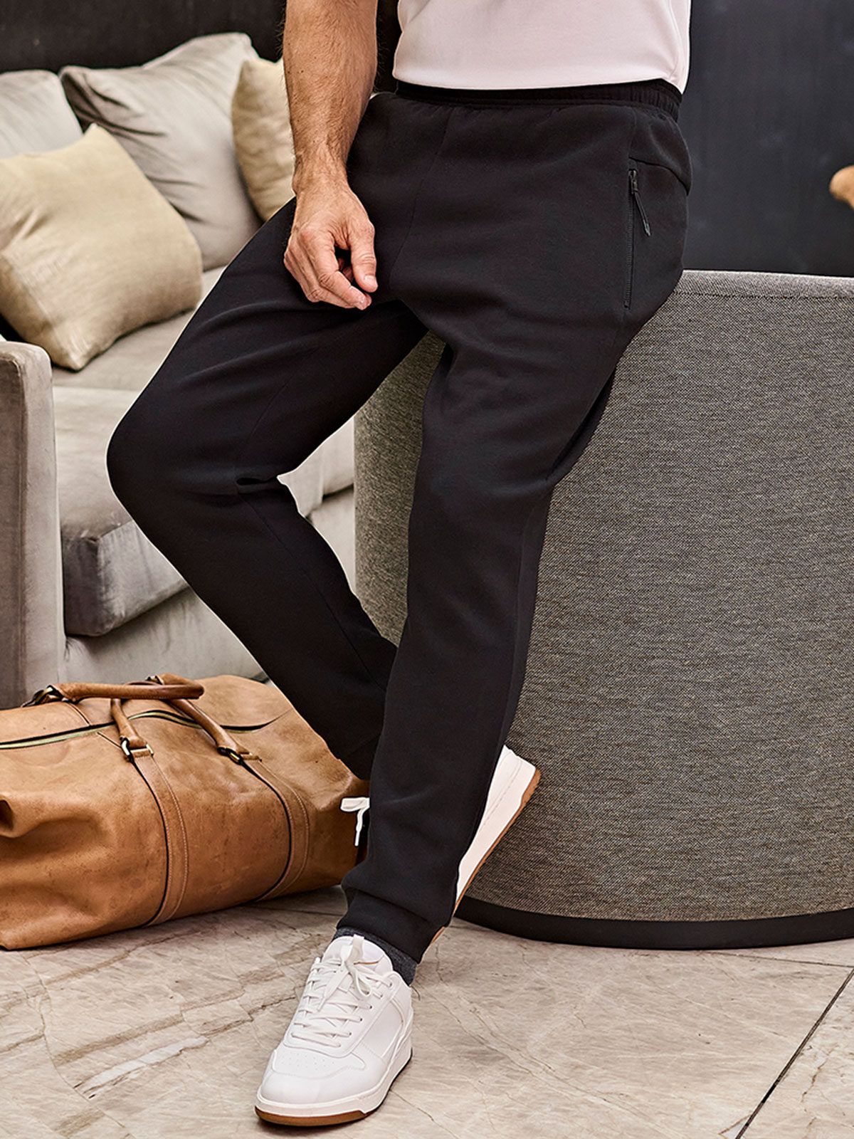 Ribbed Interlock Pants