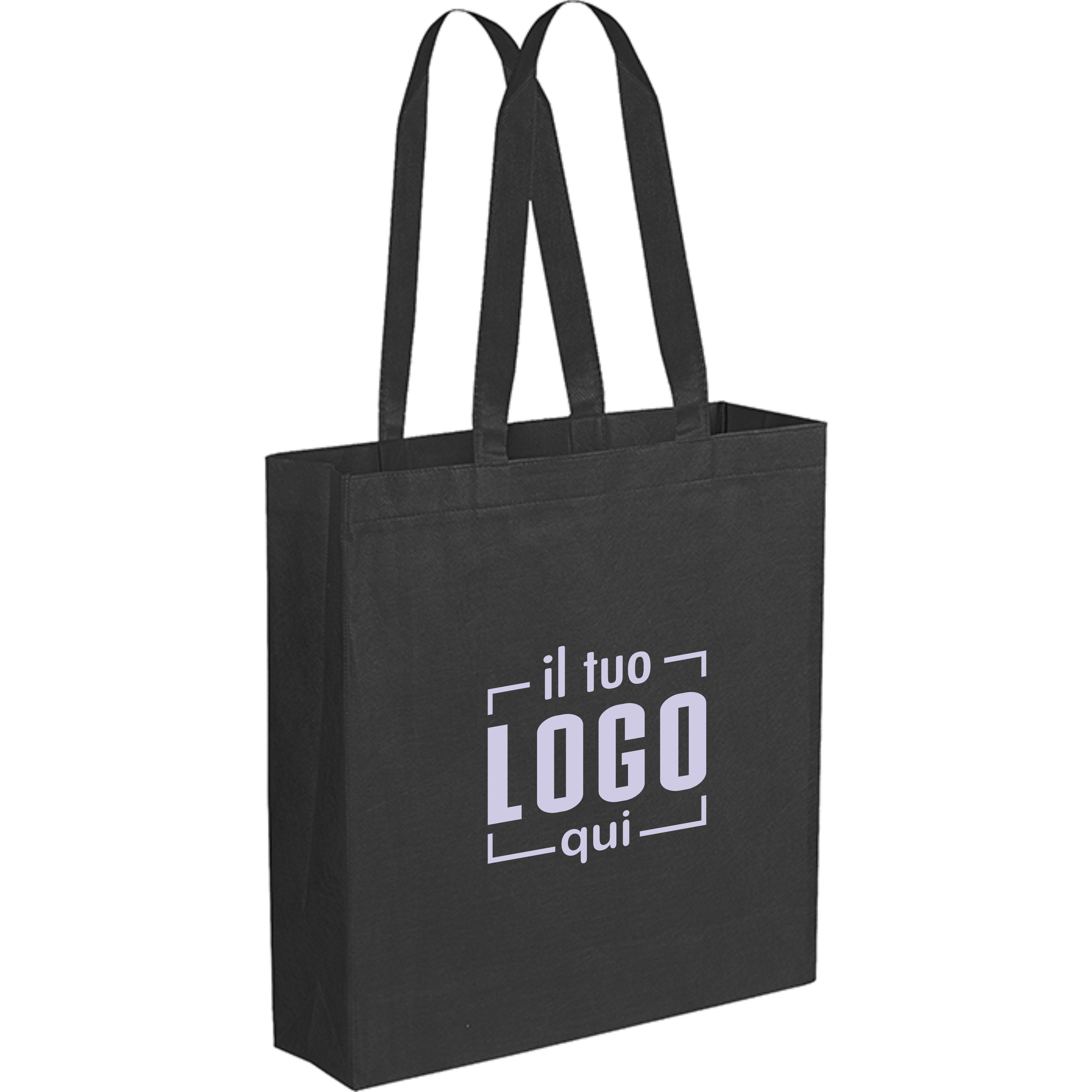 Borsa Shopping TNT Manici Lunghi 38x42 Personalizzata Ideale per Merchandising