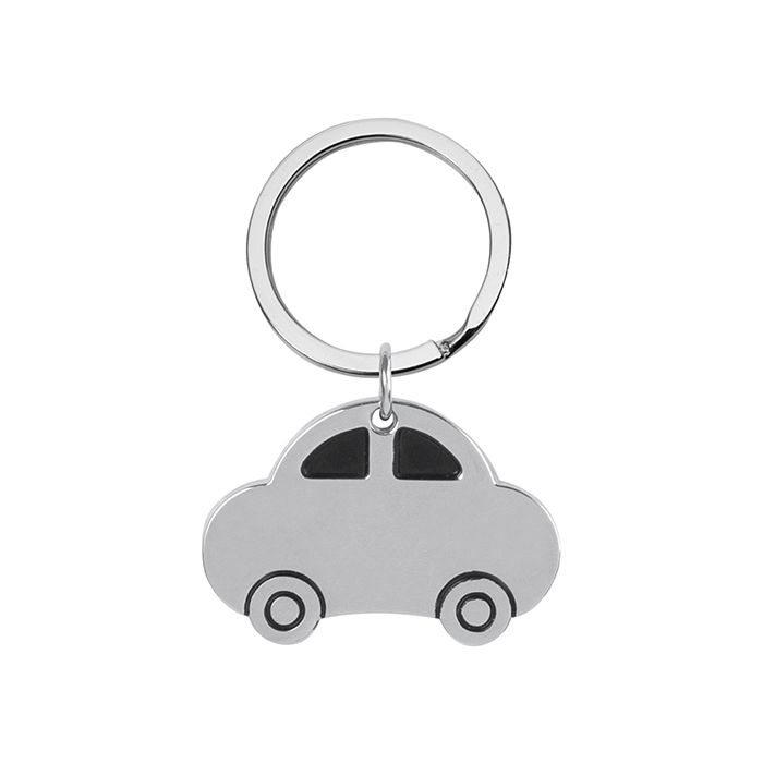 Portachiavi a Forma di Auto in Metallo Personalizzata Ideale come Gadget Promozionale per Concessionarie Auto, Autosaloni