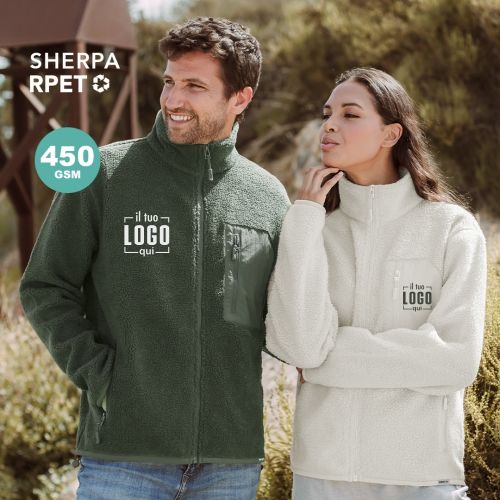 Maglia Uomo Full Zip in Caldo e Morbido Pile Personalizzata Perfetta come Articolo Promozionale da Lavoro, Tempo Libero