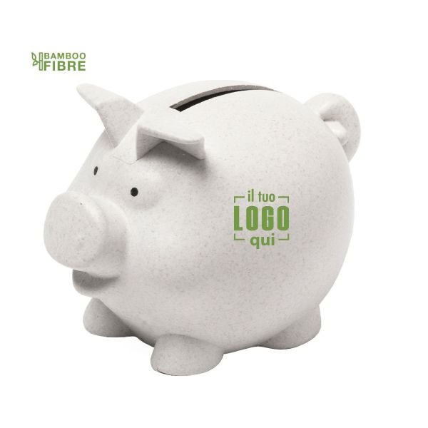 Salvadanaio Personalizzato Ideale per Promuovere il Risparmio tra i tuoi Clienti o per Bambini