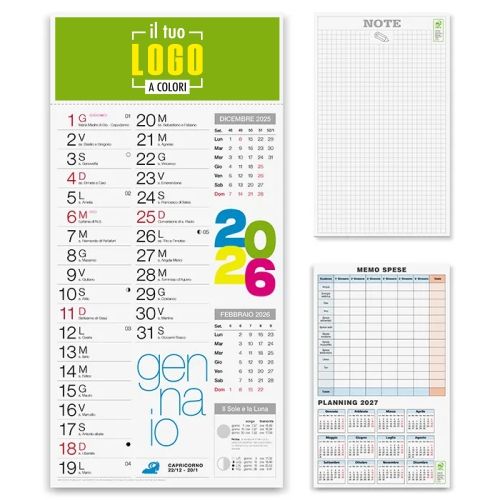 Calendario Olandese 2026 | Mensile con Note e Memo Spese Personalizzabile | SHADED MODERNO
