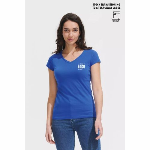 T-shirt MOON Donna Scollo a V Profondo Sfiancata e Femminile | Personalizzata