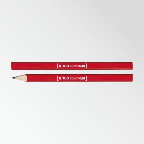 Matita da Carpentiere in Legno Naturale Personalizzata