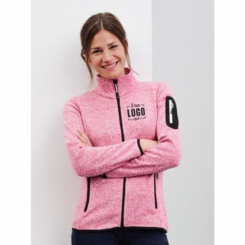 Pile Ladies' Knitted Fleece Jacket