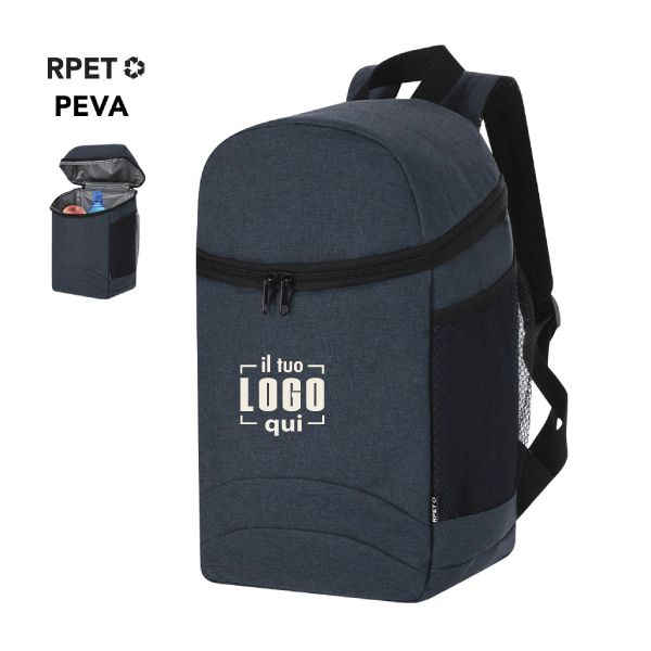 Zaino Termico in Poliestere con Spallacci Imbottiti e Regolabili Personalizzato Ideale come Articolo Estivo Promozionale-BEROXI