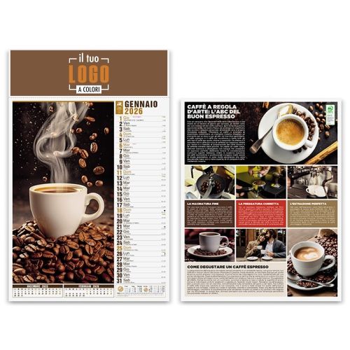 Calendario Illustrato 2026 | Personalizzabile Testata 30×9 | DOLCI MOMENTI