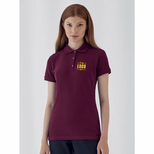 Polo Donna Manica Corta Cotone Preristretto Personalizzata - B&C Collection