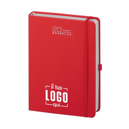 Agenda Giornaliera 324 Pagine Multilingue | Elastico, Portapenne e Astuccio